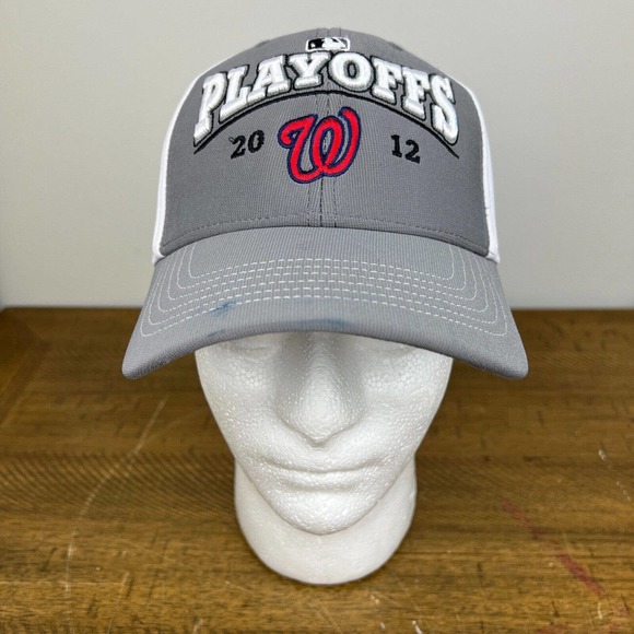 Washington Nationals Hat Strap Back 2012 Postseason 47 DC Nats Baseball Cap MLB - Picture 2 of 10